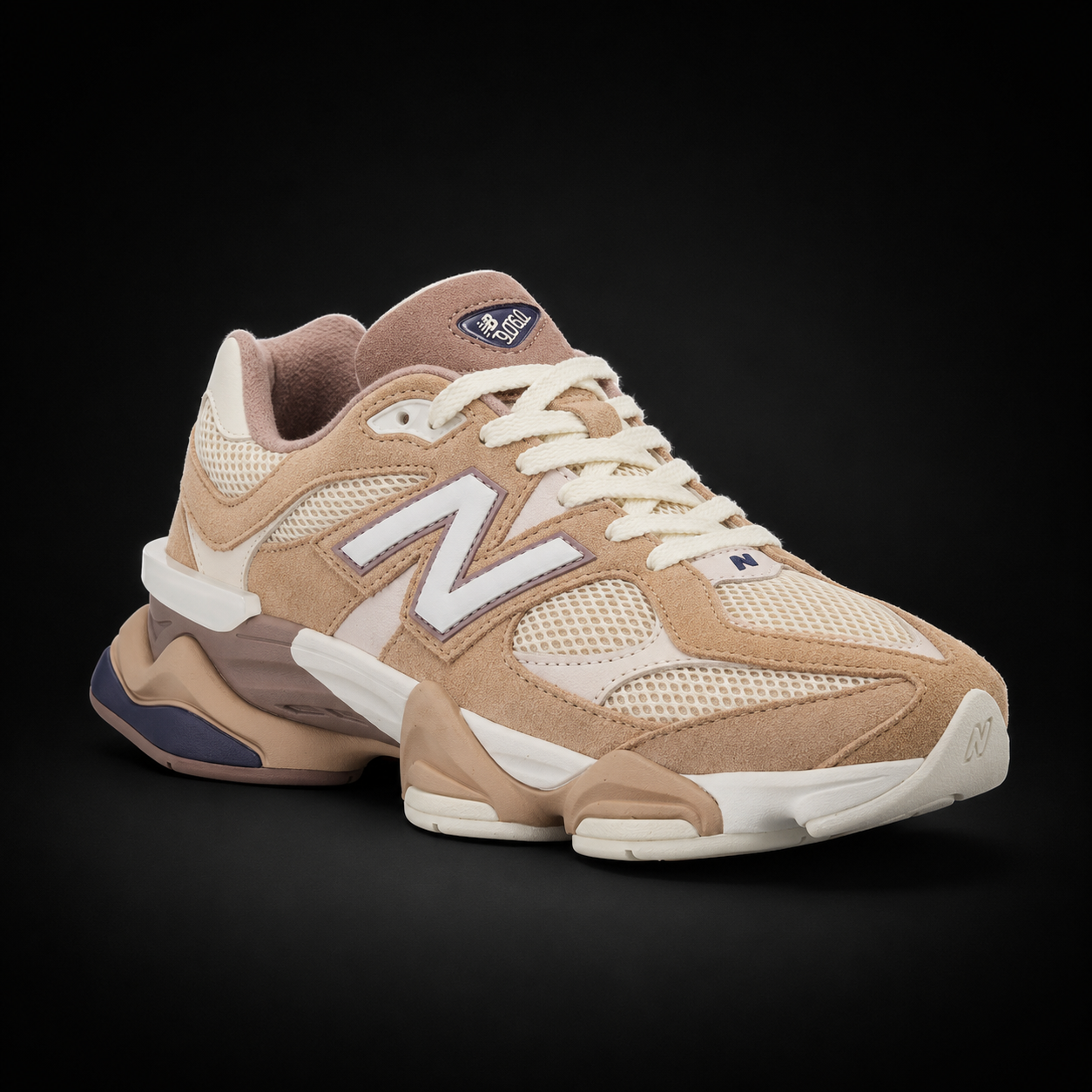 New Balance 9060 Earth Shadow, vista frontal — Crazy!Duck Hype