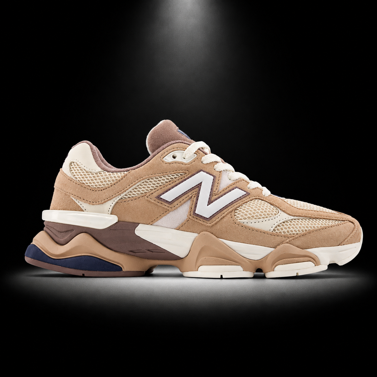 New Balance 9060 Earth Shadow, vista lateral — Crazy!Duck Hype