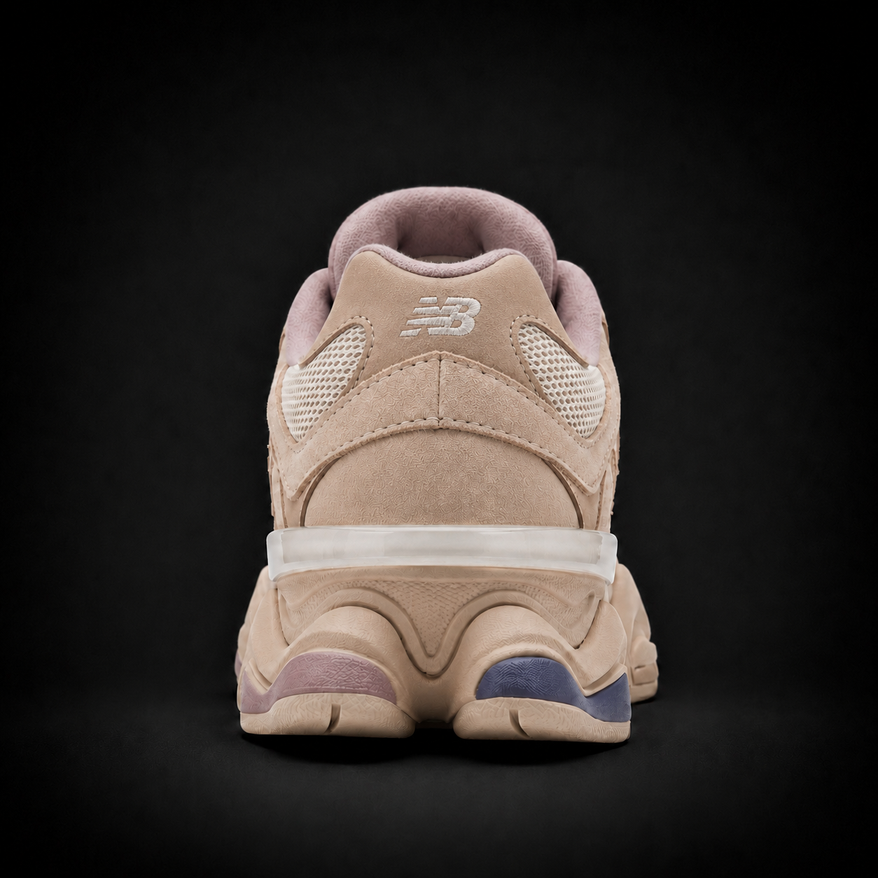 New Balance 9060 Earth Shadow, vista trasera — Crazy!Duck Hype