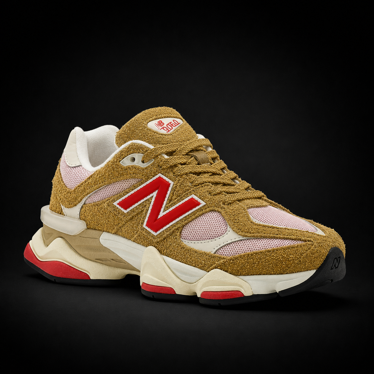 New Balance 9060 Great Plains True Red, vista frontal — Crazy!Duck Hype