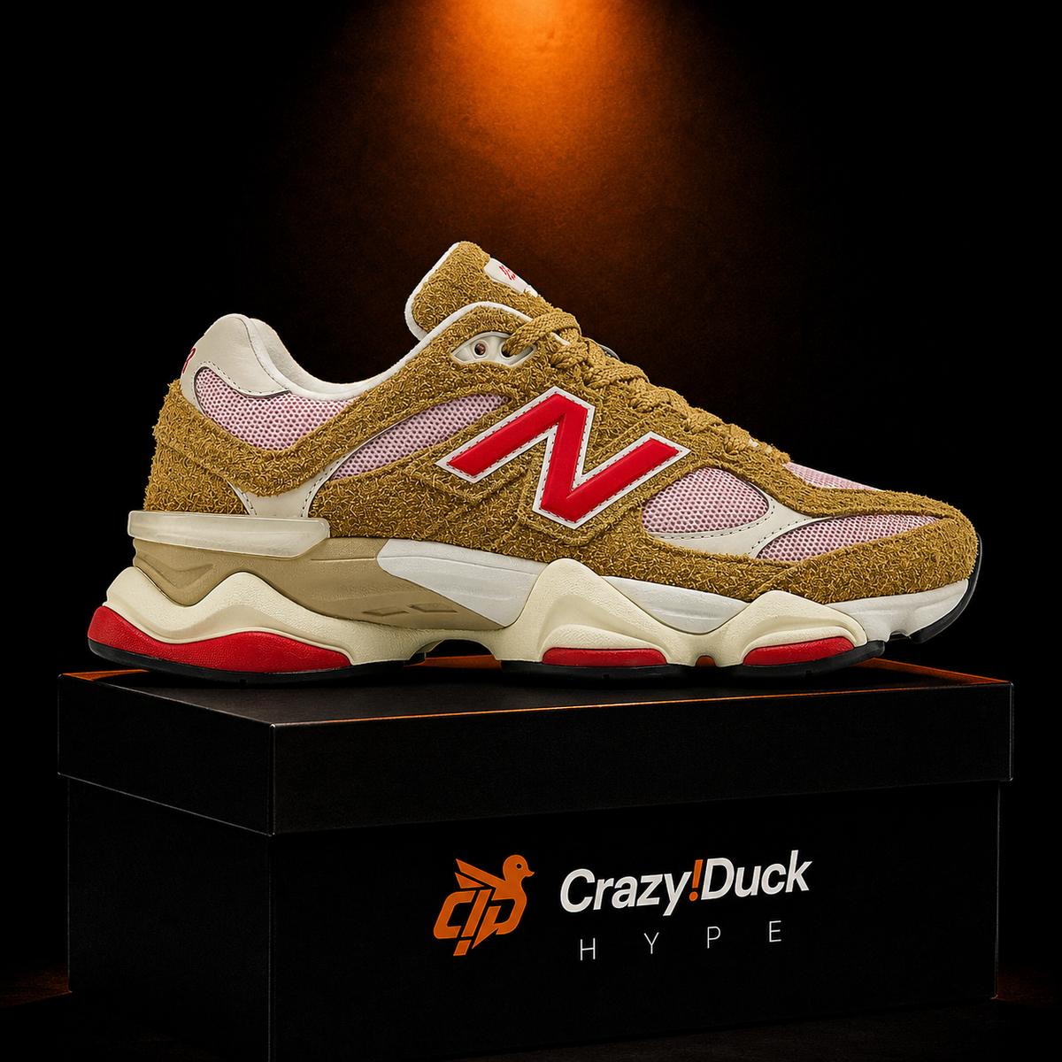 New Balance 9060 Great Plains True Red con empaque — Crazy!Duck Hype