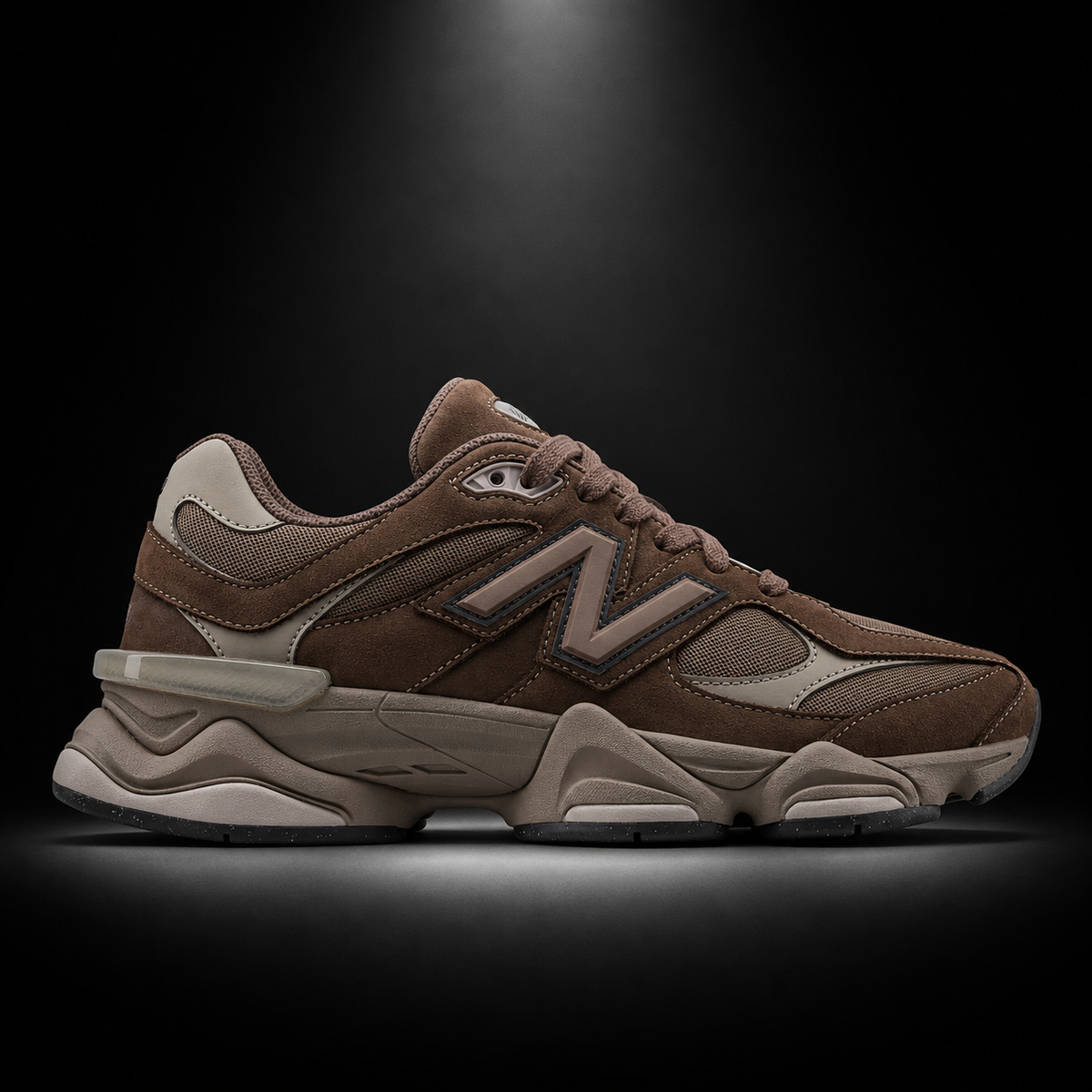New Balance 9060 Mono Cortado, vista lateral — Crazy!Duck Hype