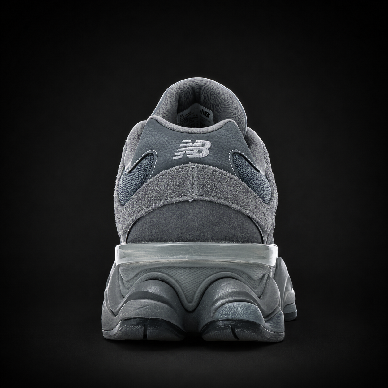 New Balance 9060 Washed Blue, vista trasera — Crazy!Duck Hype