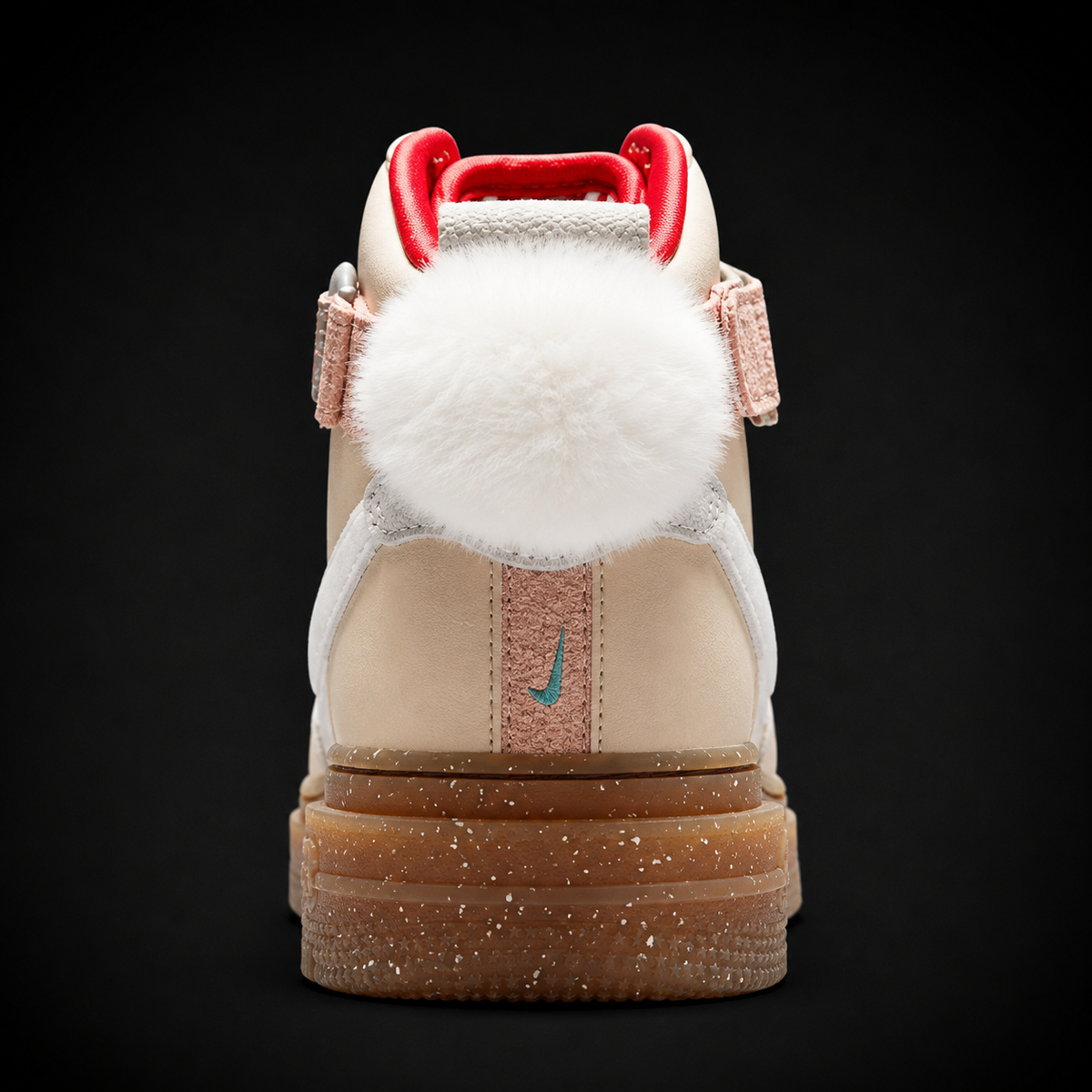 Nike Air Force 1 High '07 Leap High Utility, vista trasera — Crazy!Duck Hype