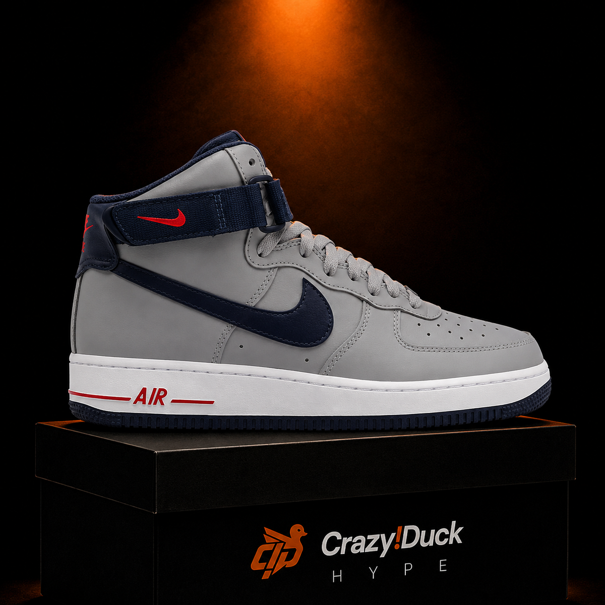 Nike Air Force 1 High '07 Patriots con empaque — Crazy!Duck Hype