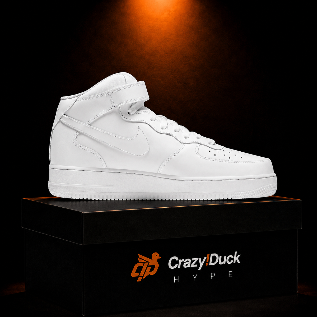 Nike Air Force 1 High '07 White con empaque — Crazy!Duck Hype