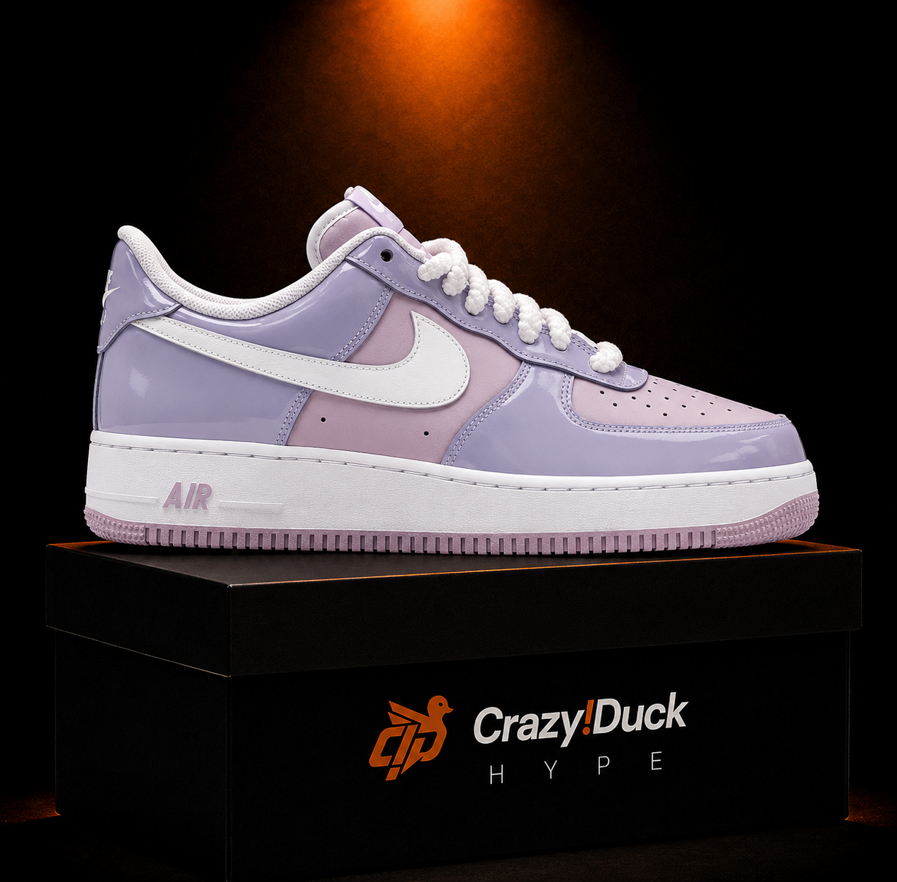 Nike Air Force 1 Low '07 Hydrangeas White/Doll con empaque — Crazy!Duck Hype