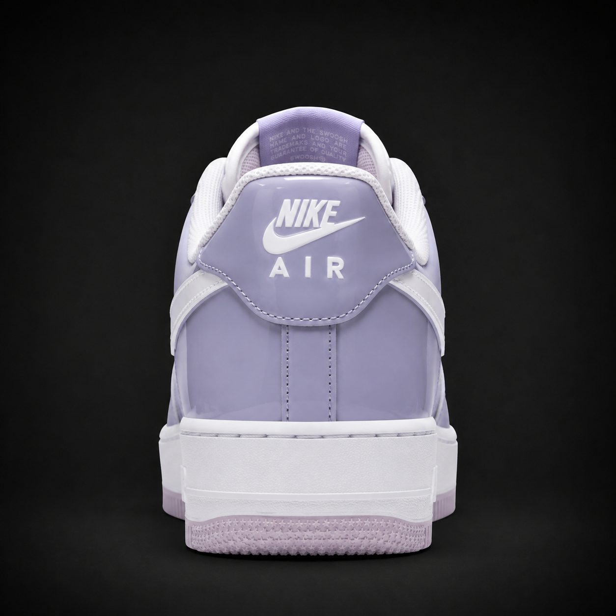Nike Air Force 1 Low '07 Hydrangeas White/Doll, vista trasera — Crazy!Duck Hype