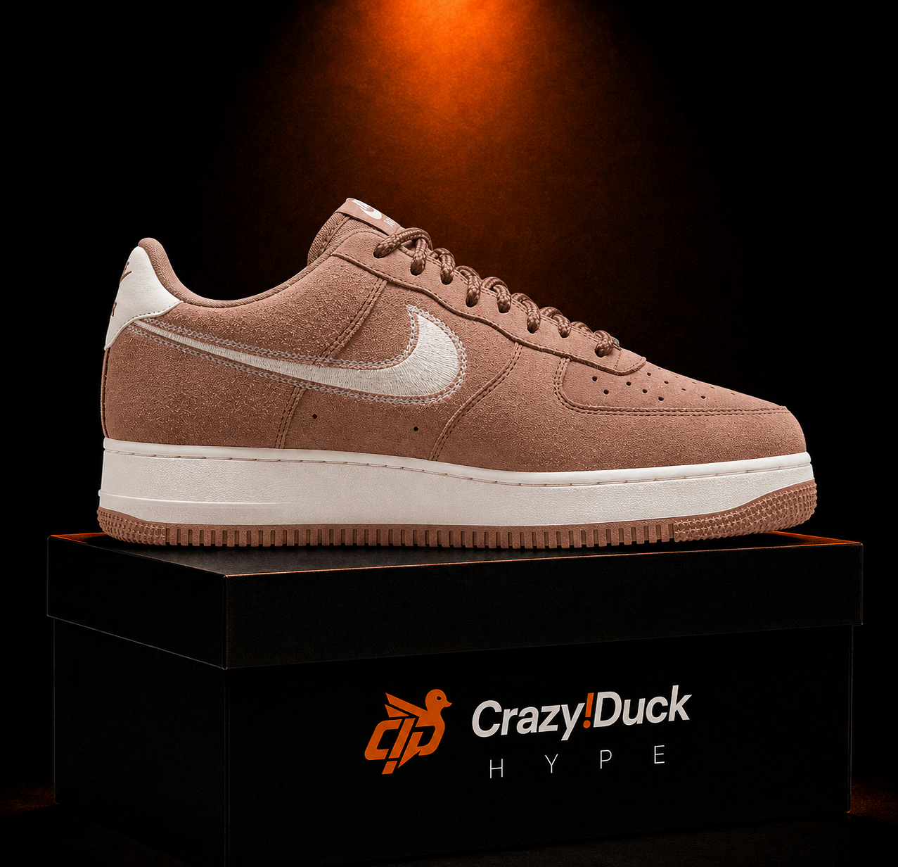 Nike Air Force 1 Low '07 Mink Brown Sail con empaque — Crazy!Duck Hype