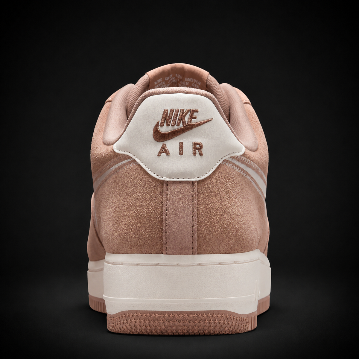 Nike Air Force 1 Low '07 Mink Brown Sail, vista trasera — Crazy!Duck Hype