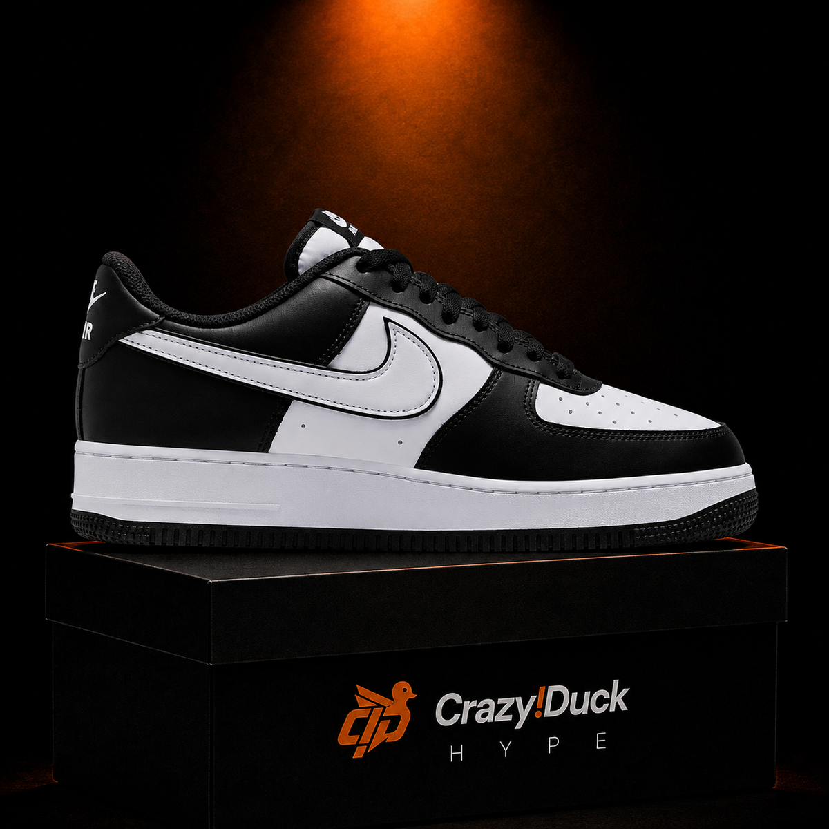 Nike Air Force 1 Low '07 Panda con empaque — Crazy!Duck Hype