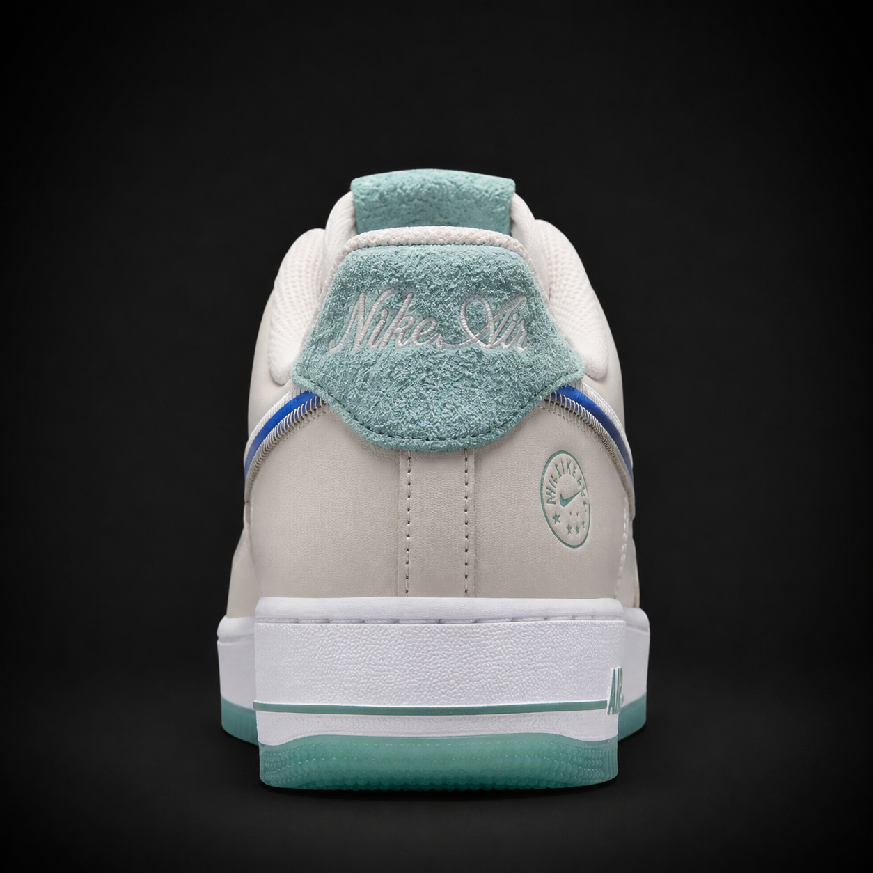 Nike Air Force 1 Low '07 Philadelphia, vista trasera — Crazy!Duck Hype
