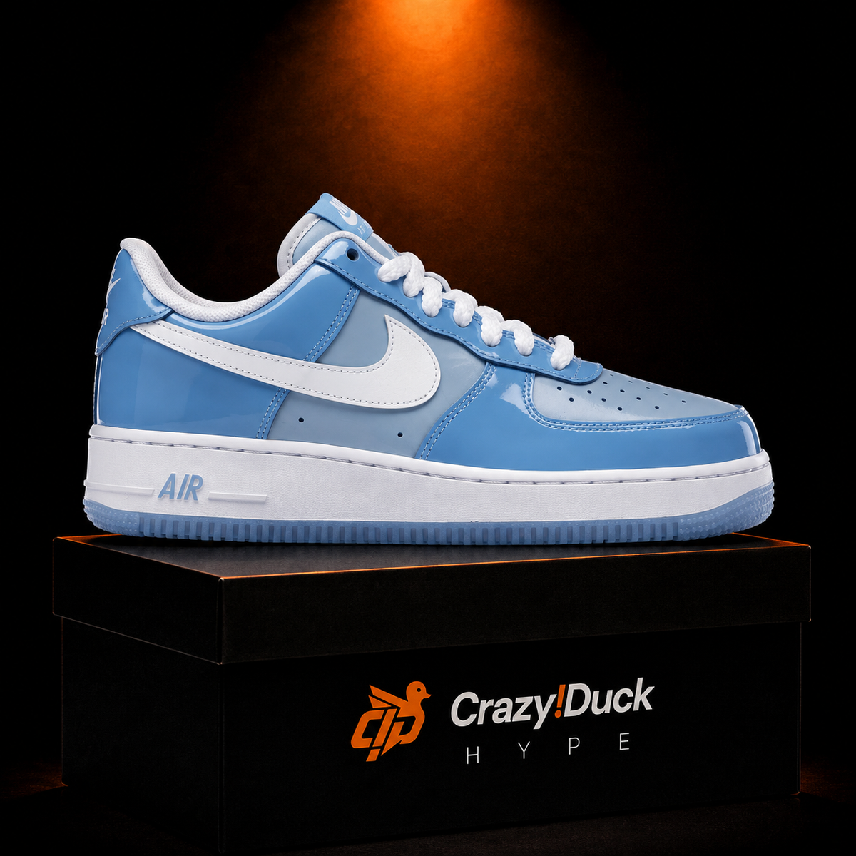 Nike Air Force 1 Low '07 Psychic University Blue con empaque — Crazy!Duck Hype