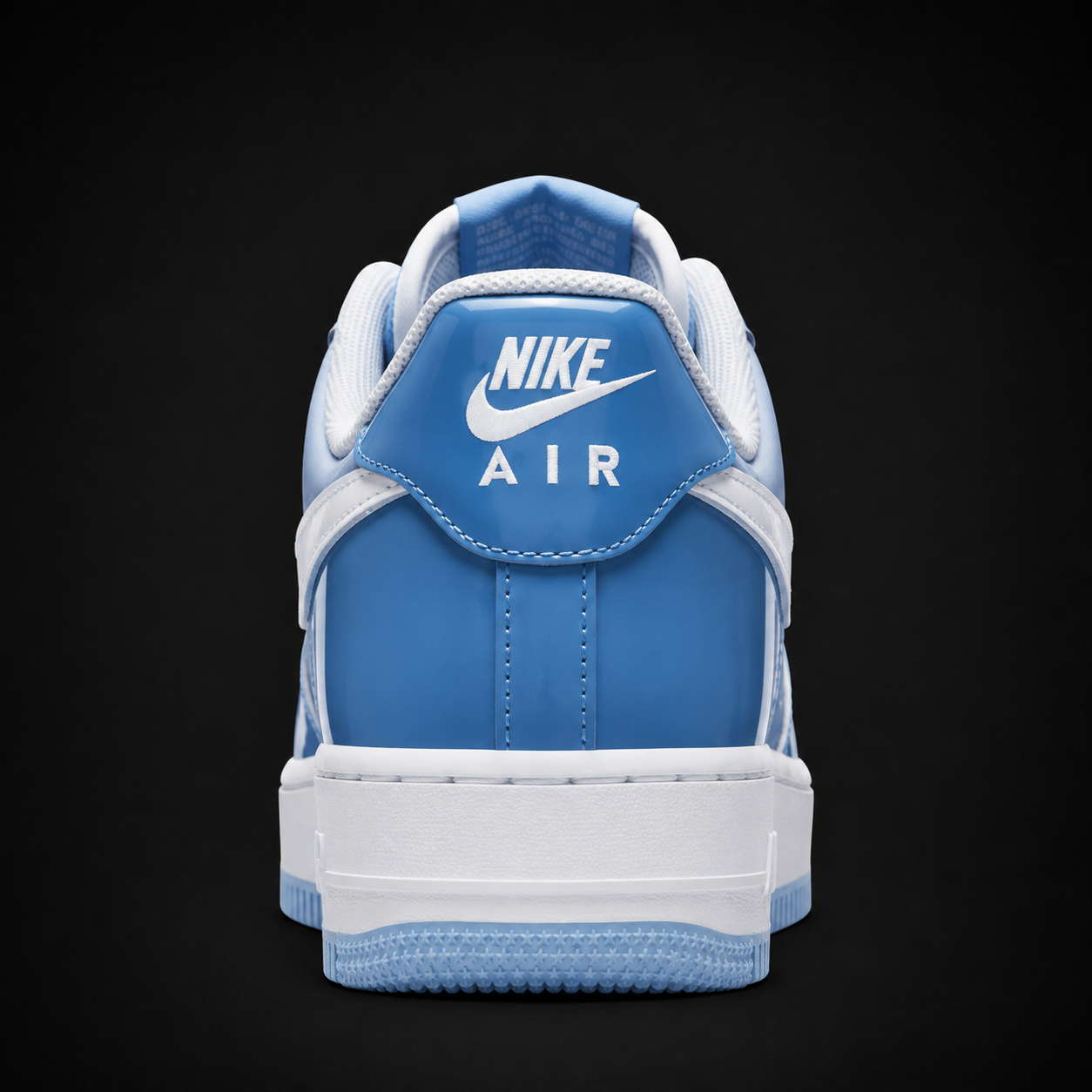Nike Air Force 1 Low '07 Psychic University Blue, vista trasera — Crazy!Duck Hype
