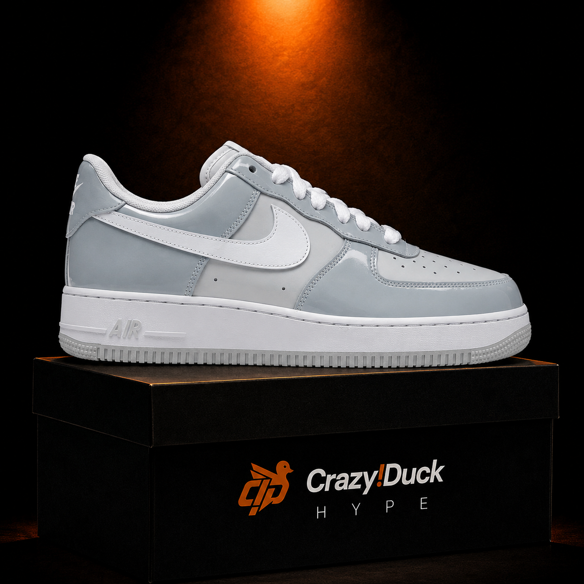 Nike Air Force 1 Low '07 Wolf Grey Vast con empaque — Crazy!Duck Hype