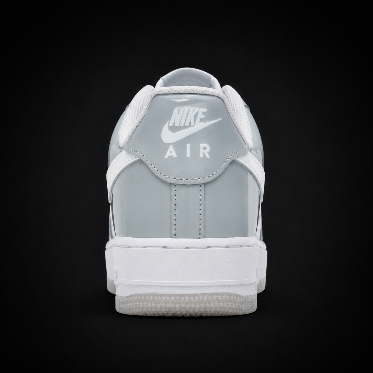 Nike Air Force 1 Low '07 Wolf Grey Vast, vista trasera — Crazy!Duck Hype