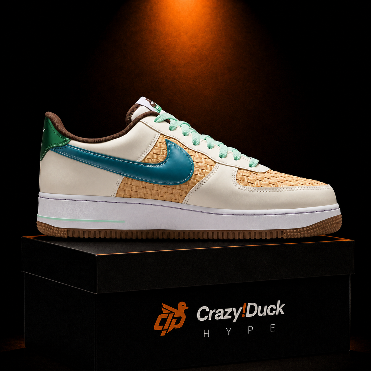 Nike Air Force 1 Low Retro Easter Basket con empaque — Crazy!Duck Hype