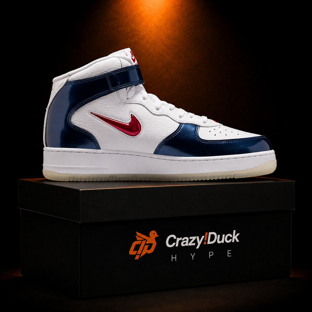 Nike Air Force 1 Mid '07 Independence Day con empaque — Crazy!Duck Hype