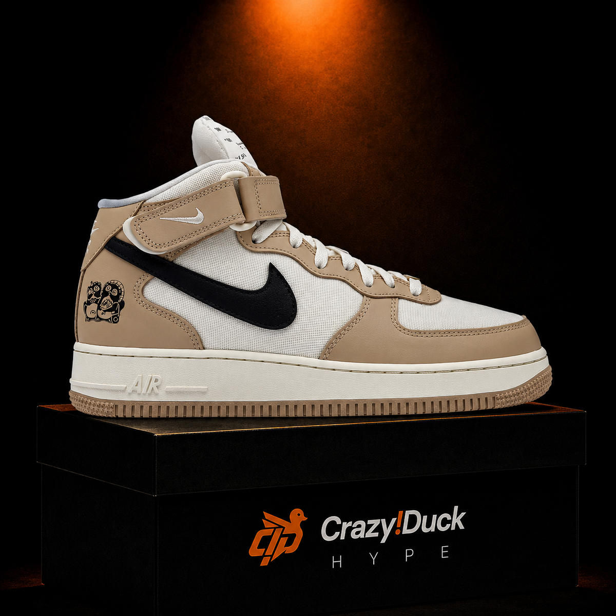 Nike Air Force 1 Mid '07 Izakaya con empaque — Crazy!Duck Hype