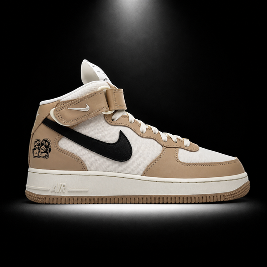 Nike Air Force 1 Mid '07 Izakaya, vista lateral — Crazy!Duck Hype