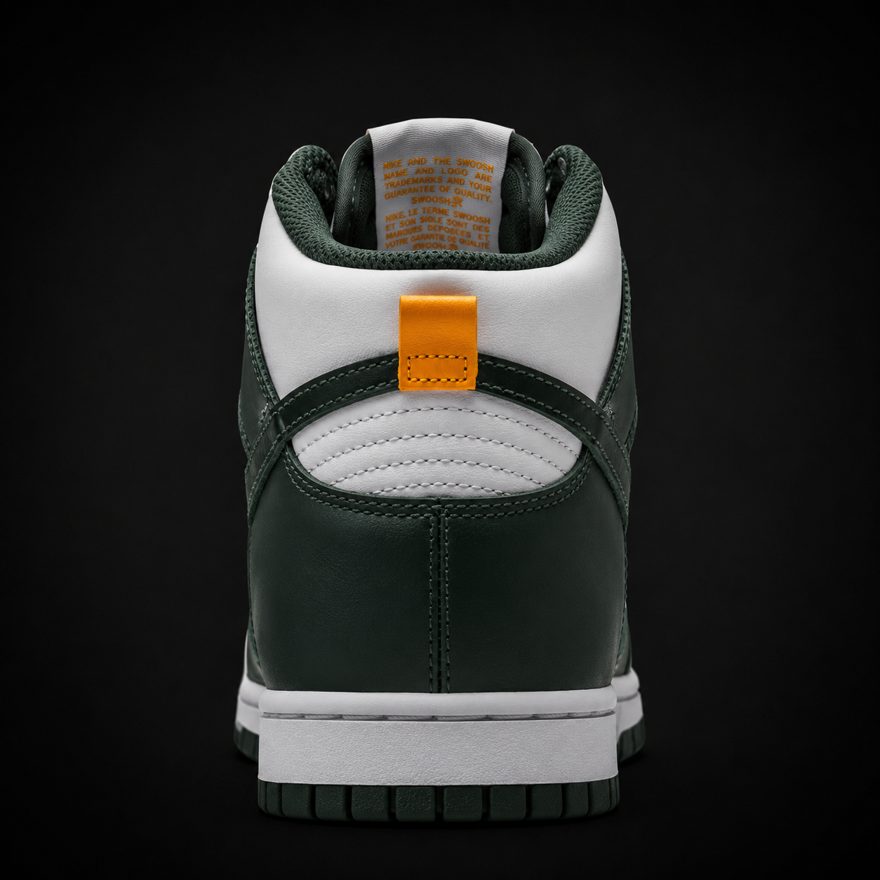 Nike Dunk High Australia, vista trasera — Crazy!Duck Hype