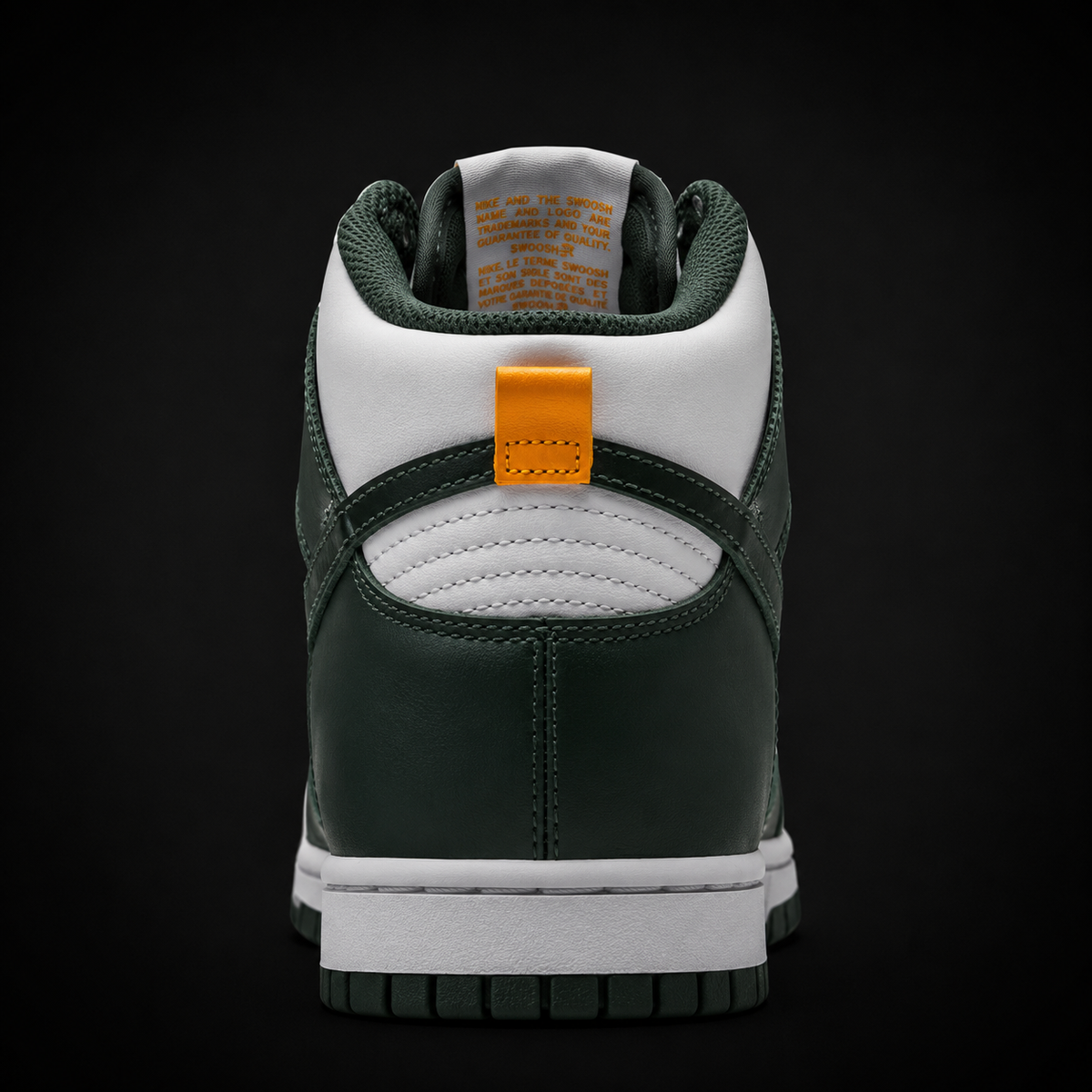 Nike Dunk High Australia, vista trasera — Crazy!Duck Hype