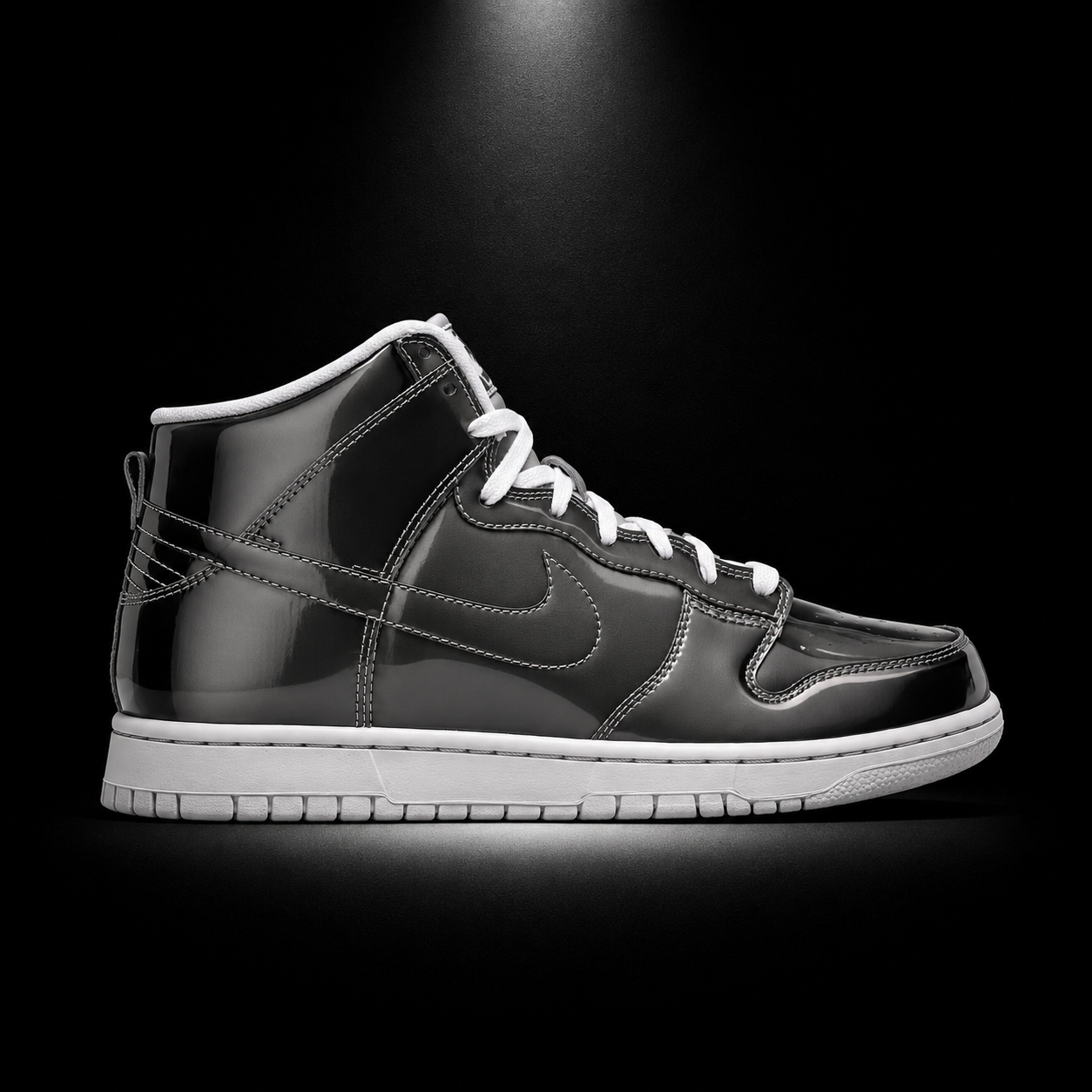 Nike Dunk High CLOT Flux, vista lateral — Crazy!Duck Hype