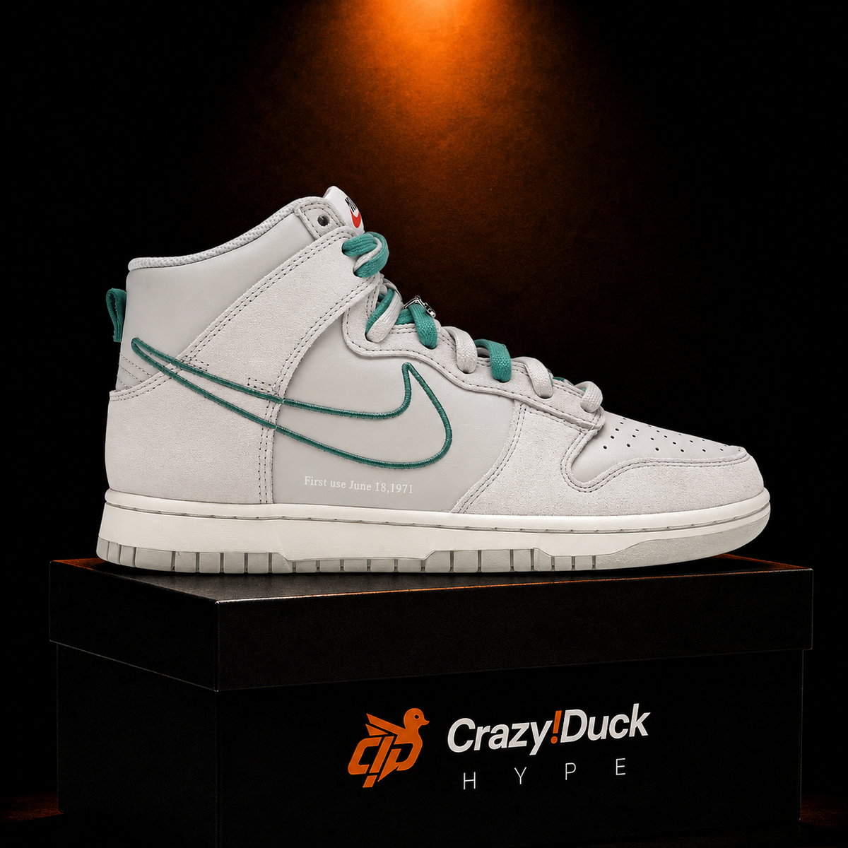 Nike Dunk High First Use Sail con empaque — Crazy!Duck Hype