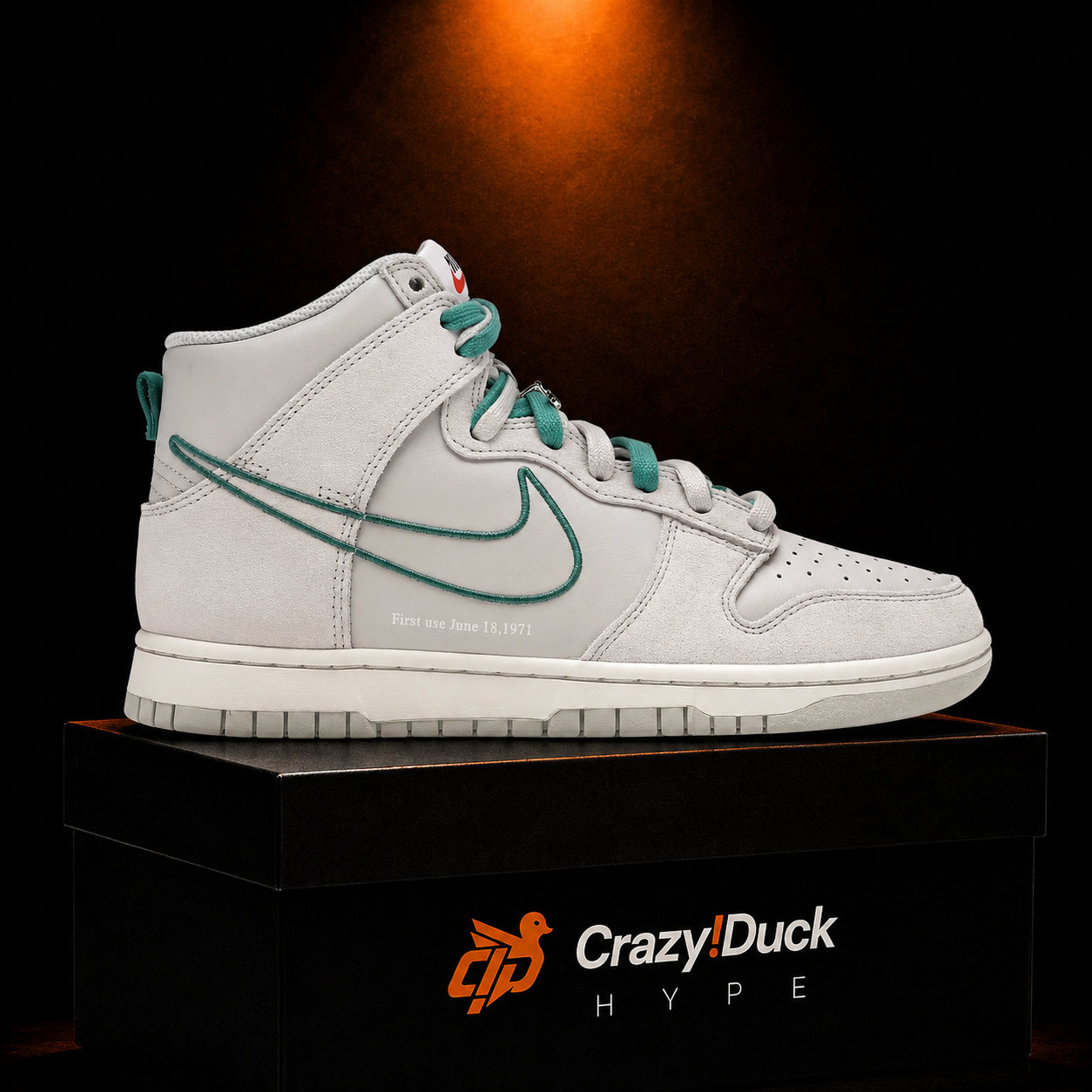 Nike Dunk High First Use Sail con empaque — Crazy!Duck Hype