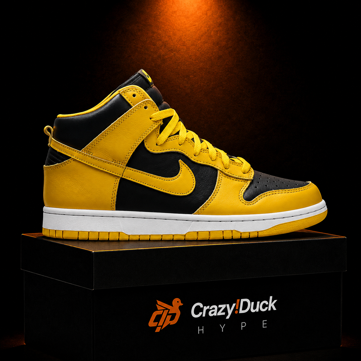 Nike Dunk High Iowa con empaque — Crazy!Duck Hype