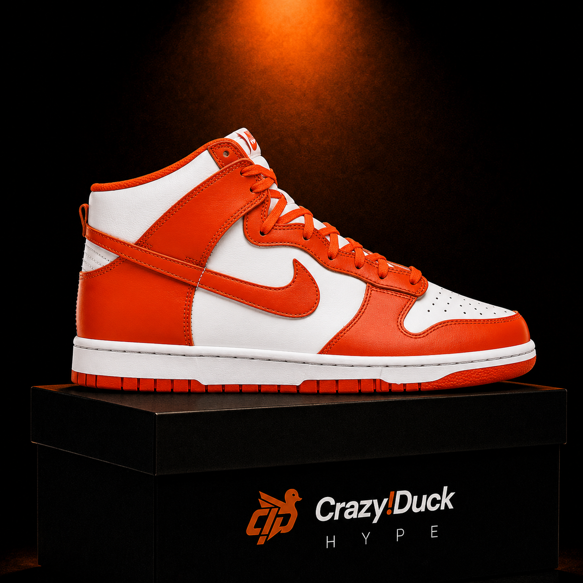 Nike Dunk High Syracuse con empaque — Crazy!Duck Hype