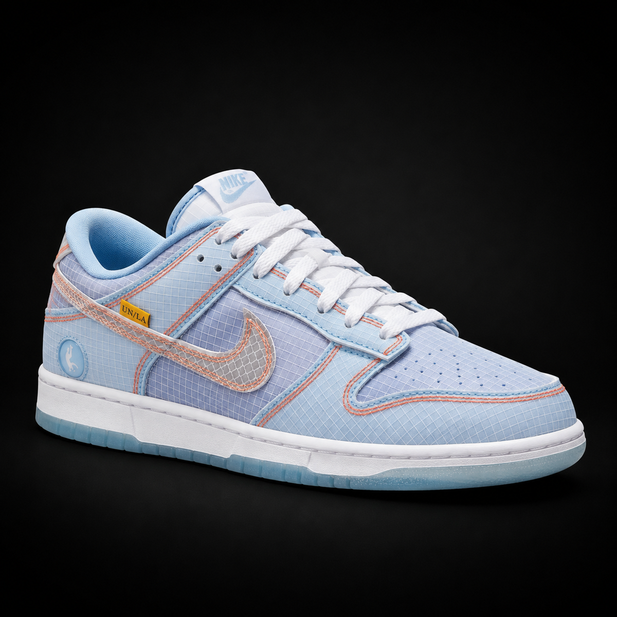 Nike Dunk Low Argon, vista frontal — Crazy!Duck Hype