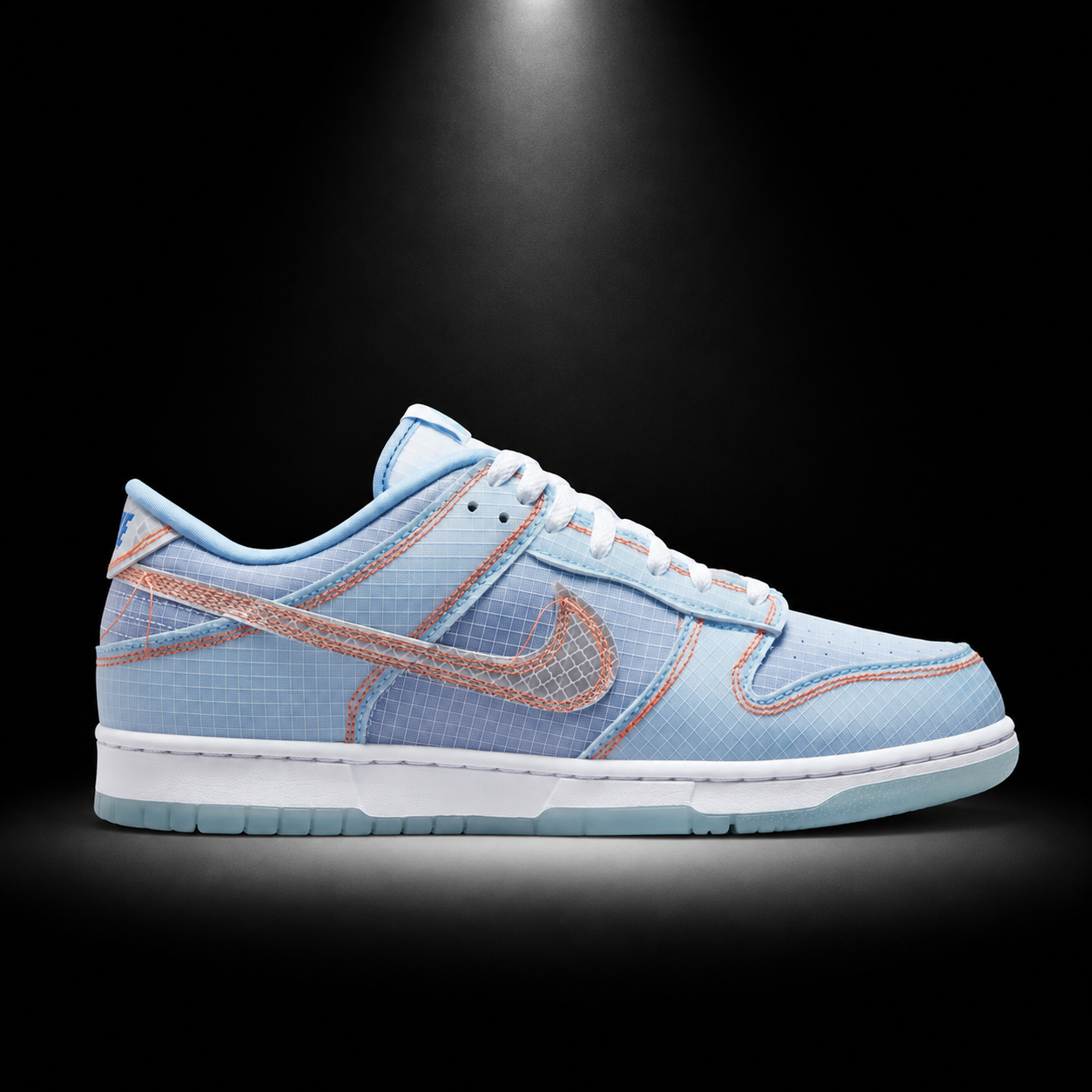 Nike Dunk Low Argon, vista lateral — Crazy!Duck Hype