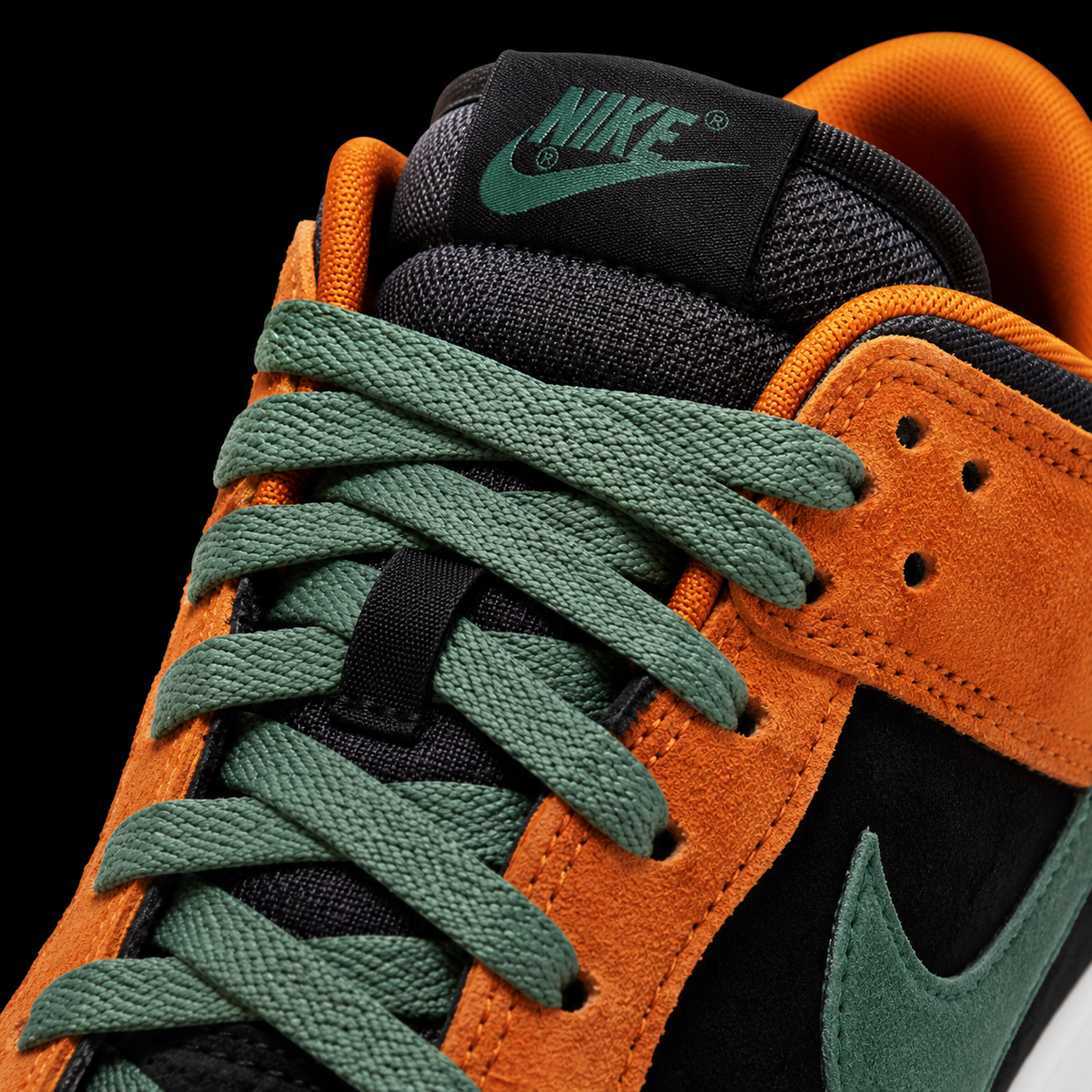 Nike Dunk Low Ceramic, detalle de agujetas — Crazy!Duck Hype