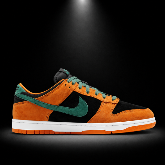 Nike Dunk Low Ceramic, vista lateral — Crazy!Duck Hype