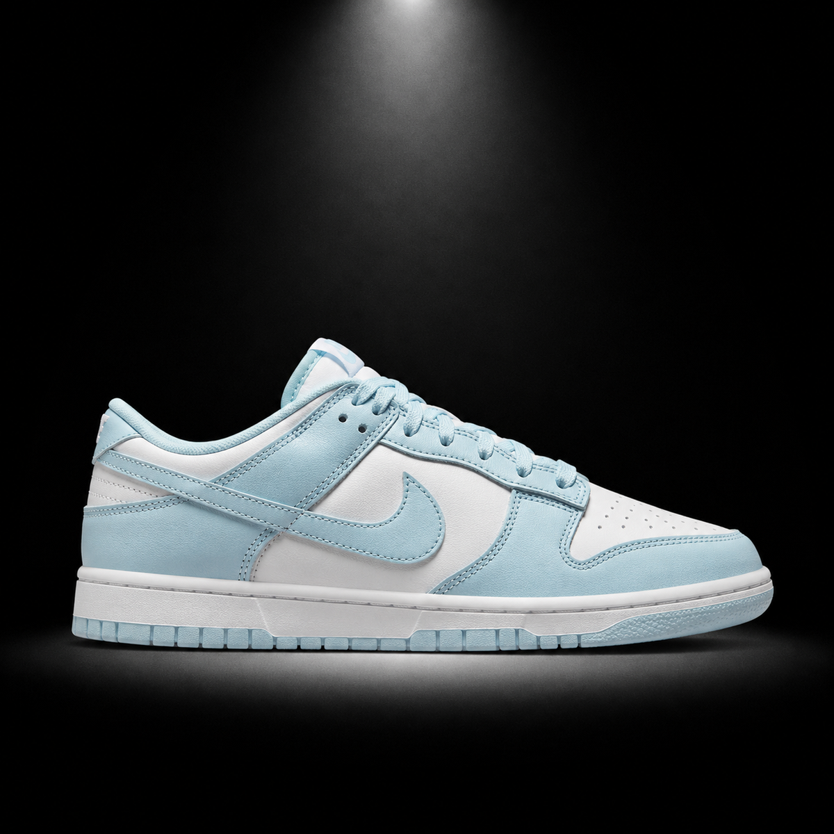 Nike Dunk Low Glacer Blue, vista lateral — Crazy!Duck Hype