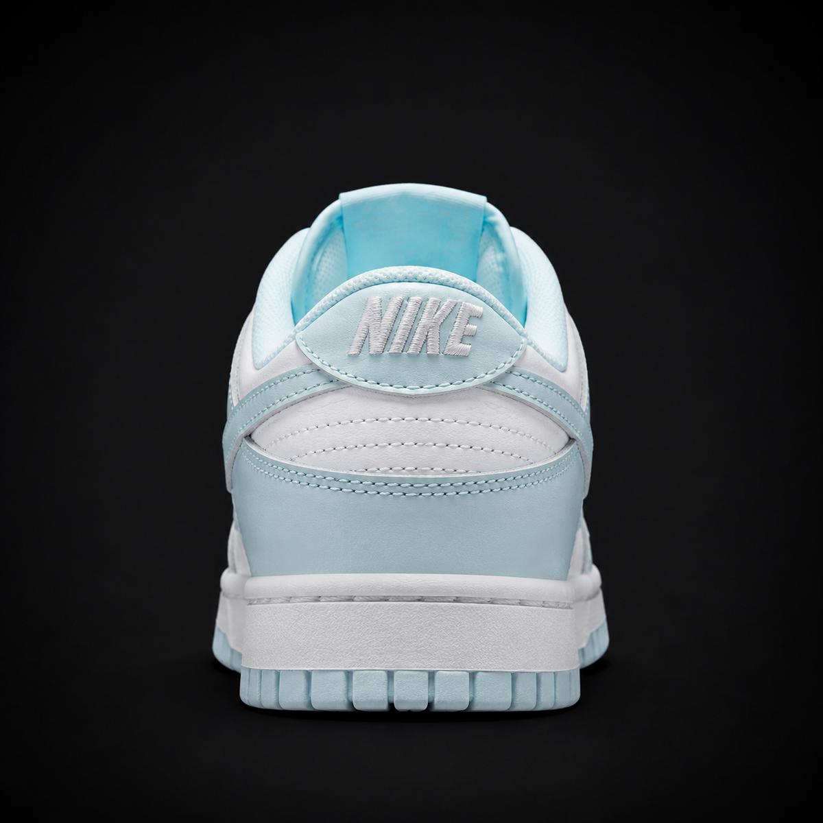 Nike Dunk Low Glacer Blue, vista trasera — Crazy!Duck Hype