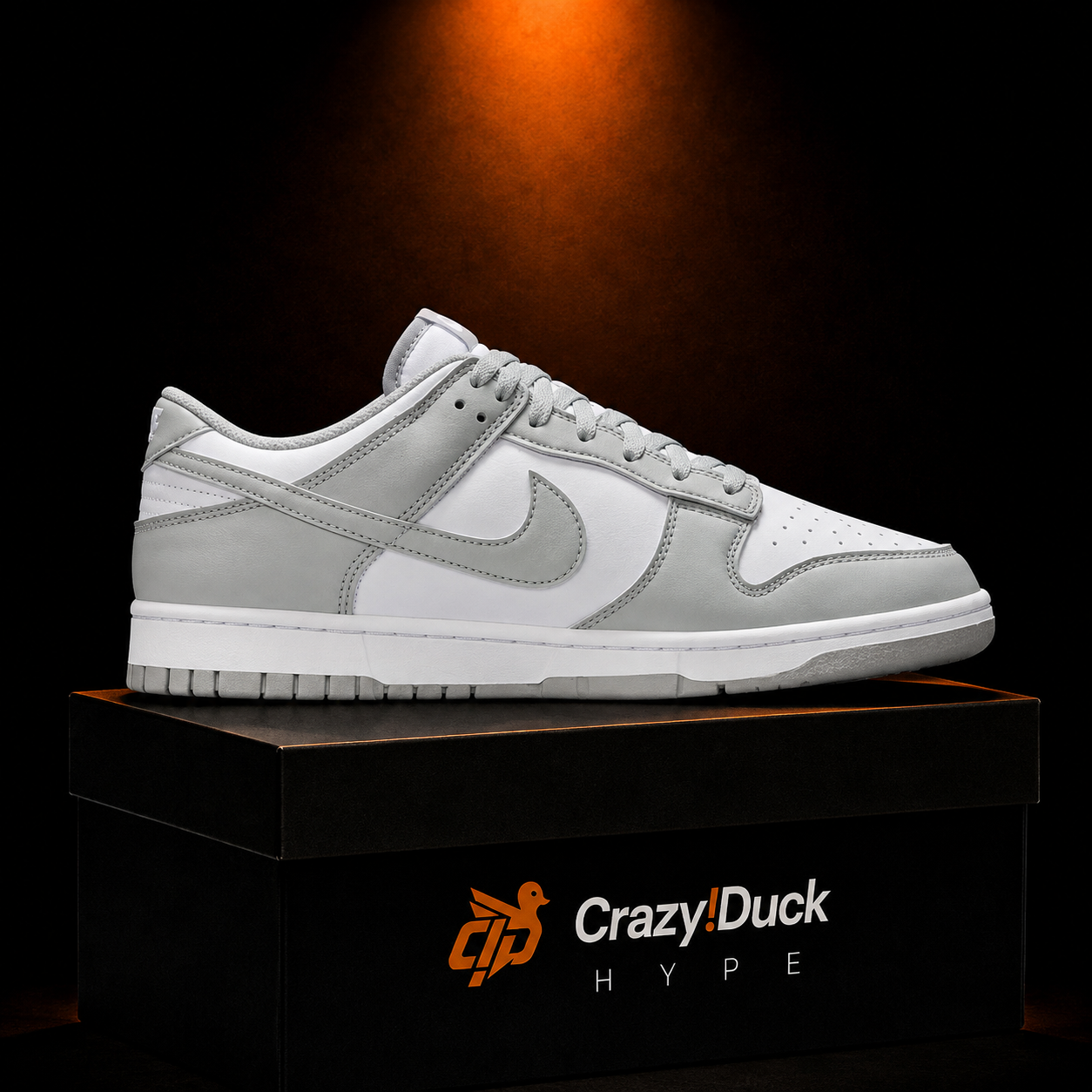 Nike Dunk Low Grey Fog con empaque — Crazy!Duck Hype