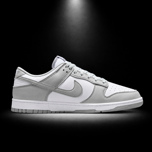 Nike Dunk Low Grey Fog, vista lateral — Crazy!Duck Hype