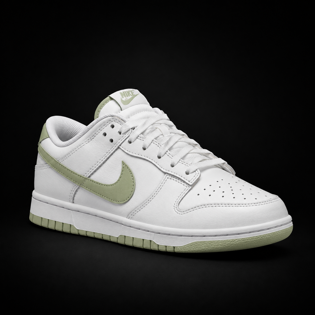 Nike Dunk Low Honeydew, vista frontal — Crazy!Duck Hype
