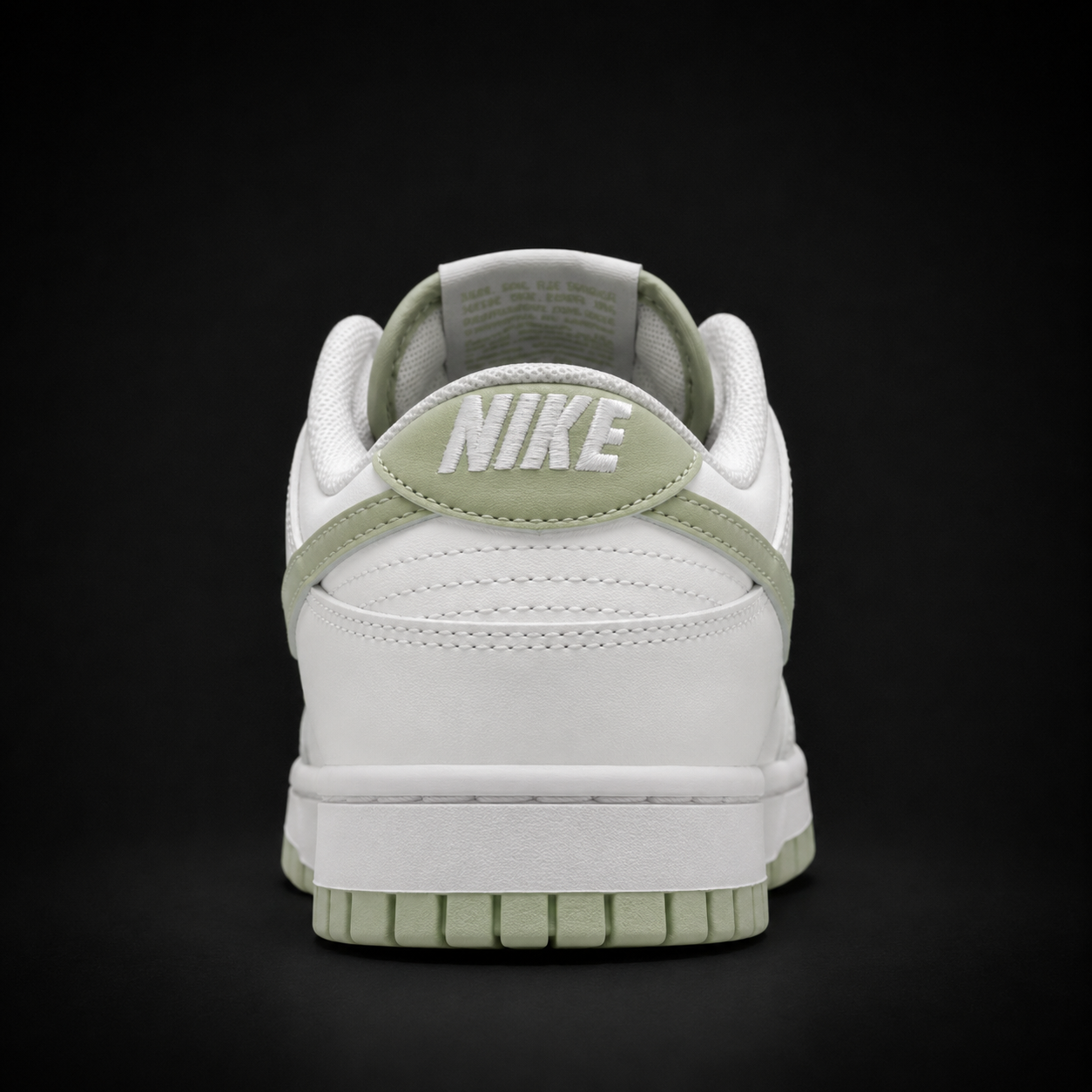 Nike Dunk Low Honeydew, vista trasera — Crazy!Duck Hype