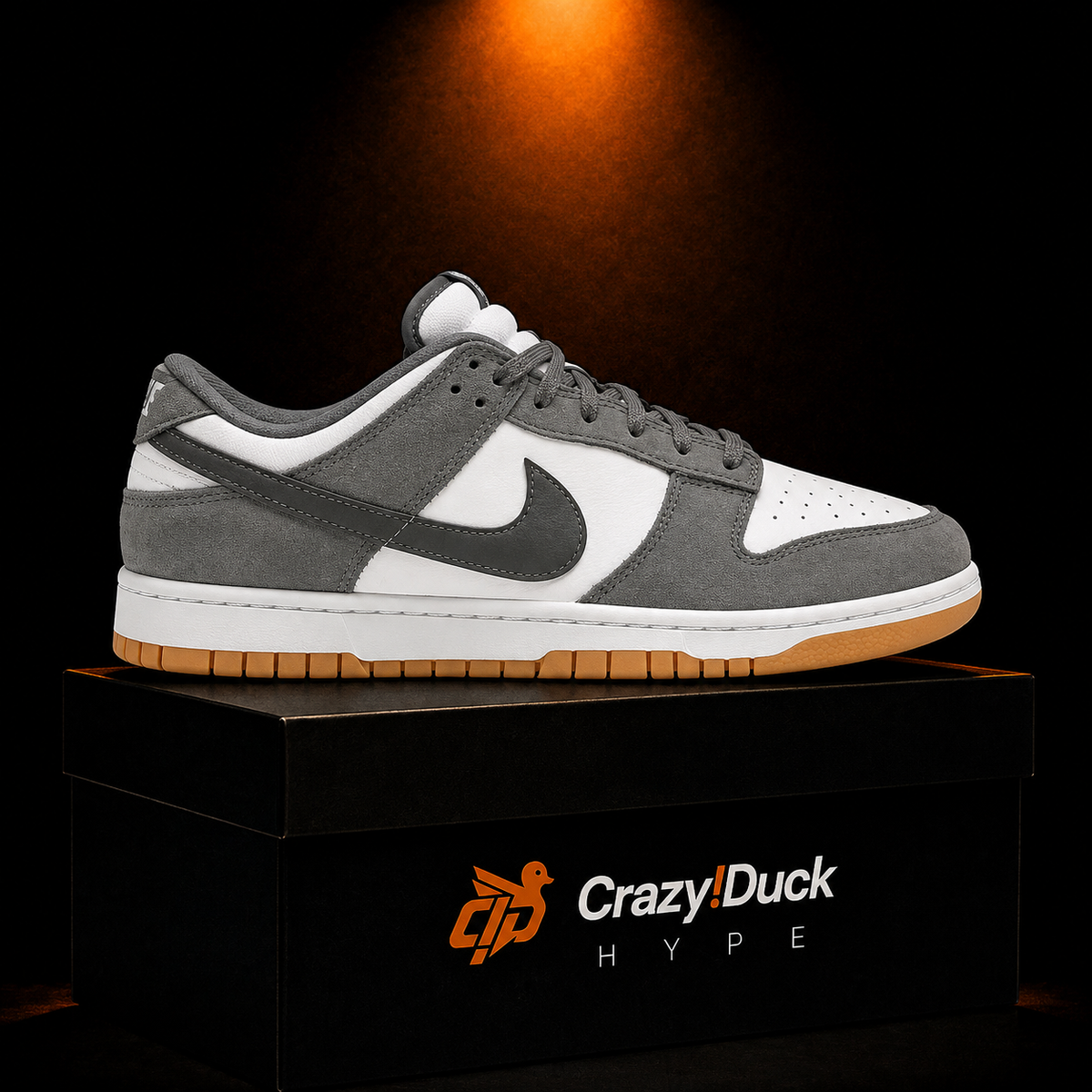 Nike Dunk Low Light Brown Smoke Grey con empaque — Crazy!Duck Hype
