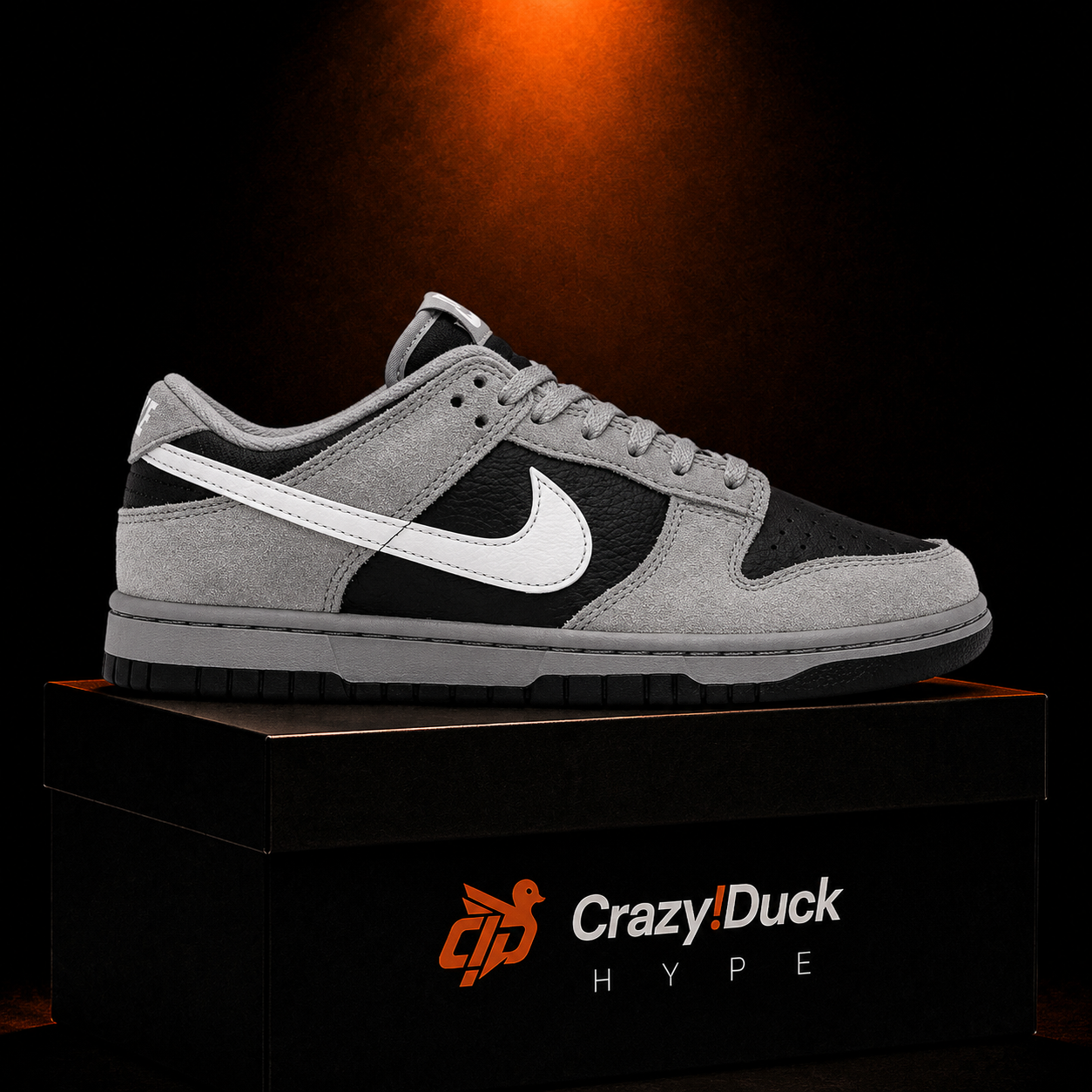Nike Dunk Low Light Smoke Grey con empaque — Crazy!Duck Hype