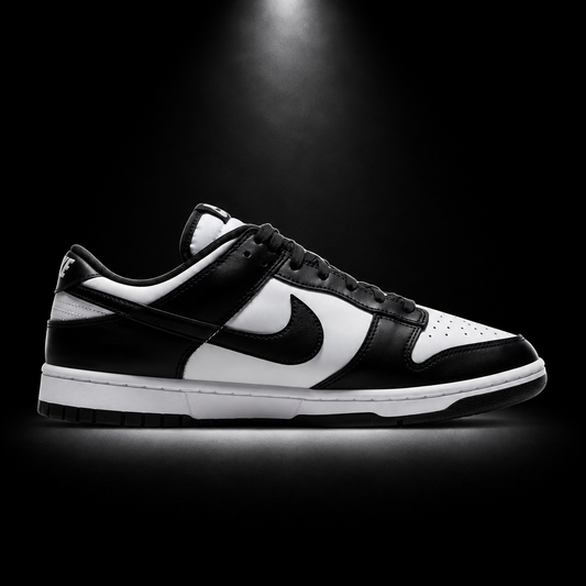 Nike Dunk Low Panda, vista lateral — Crazy!Duck Hype