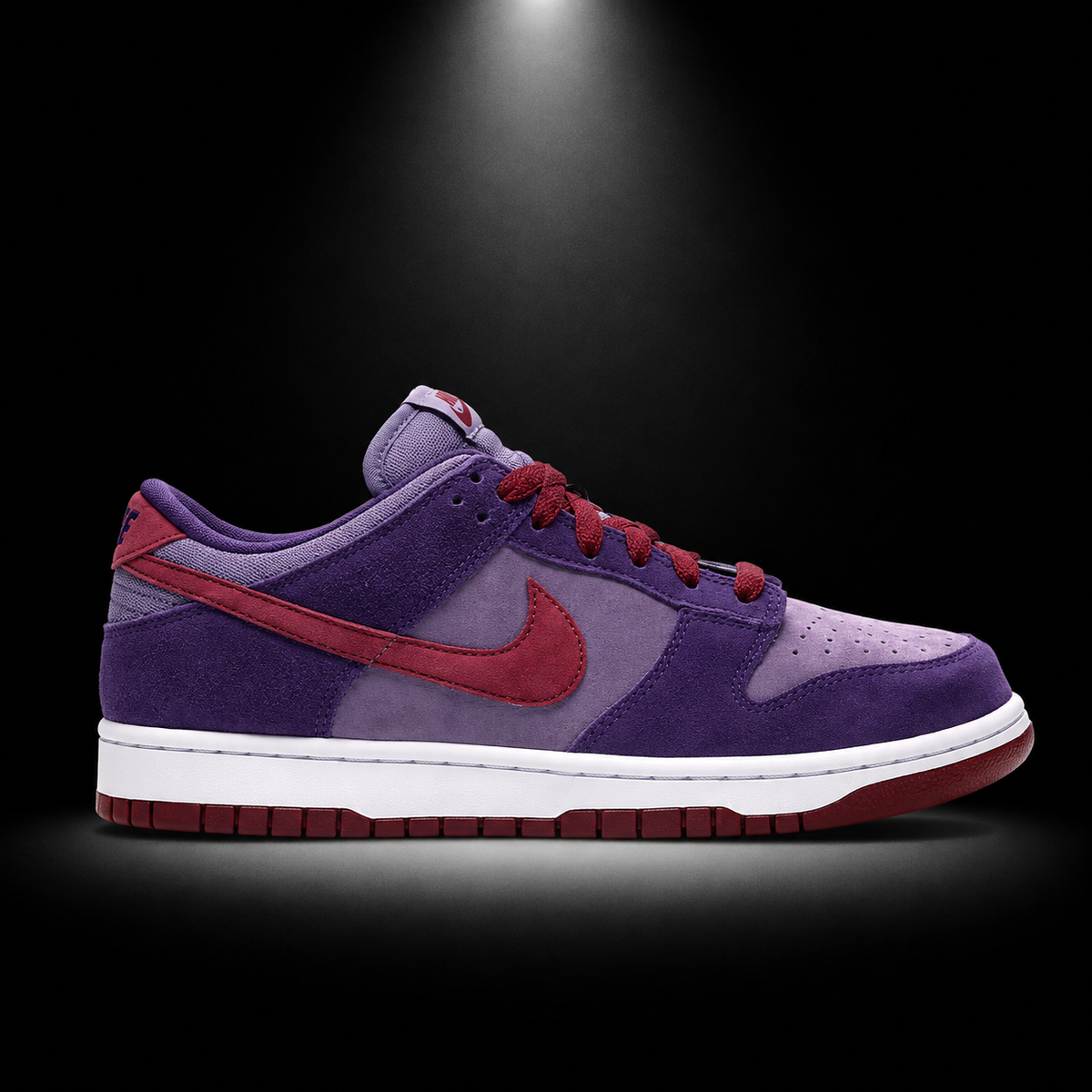 Nike Dunk Low Plum, vista lateral — Crazy!Duck Hype