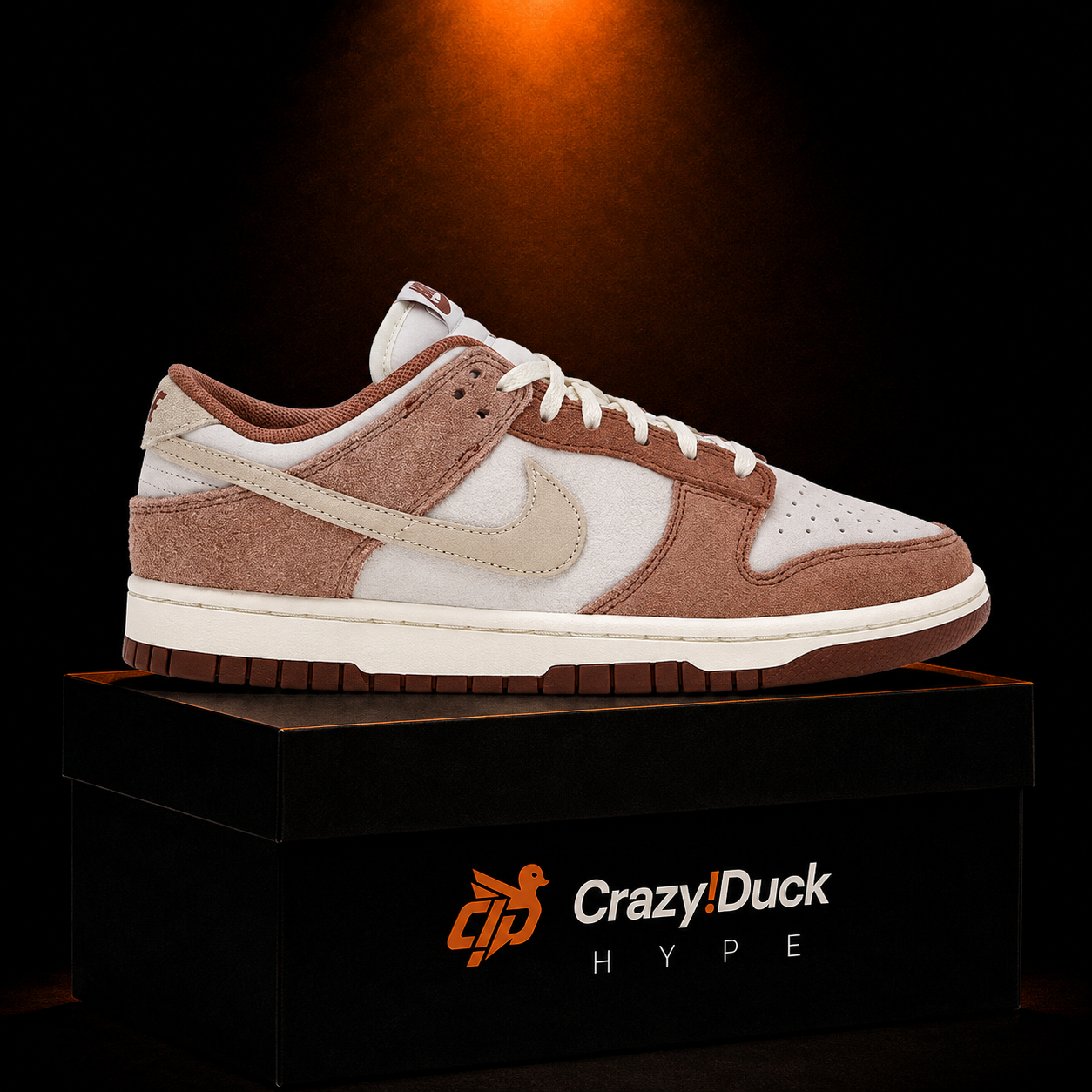 Nike Dunk Low Sail Medium Curry con empaque — Crazy!Duck Hype