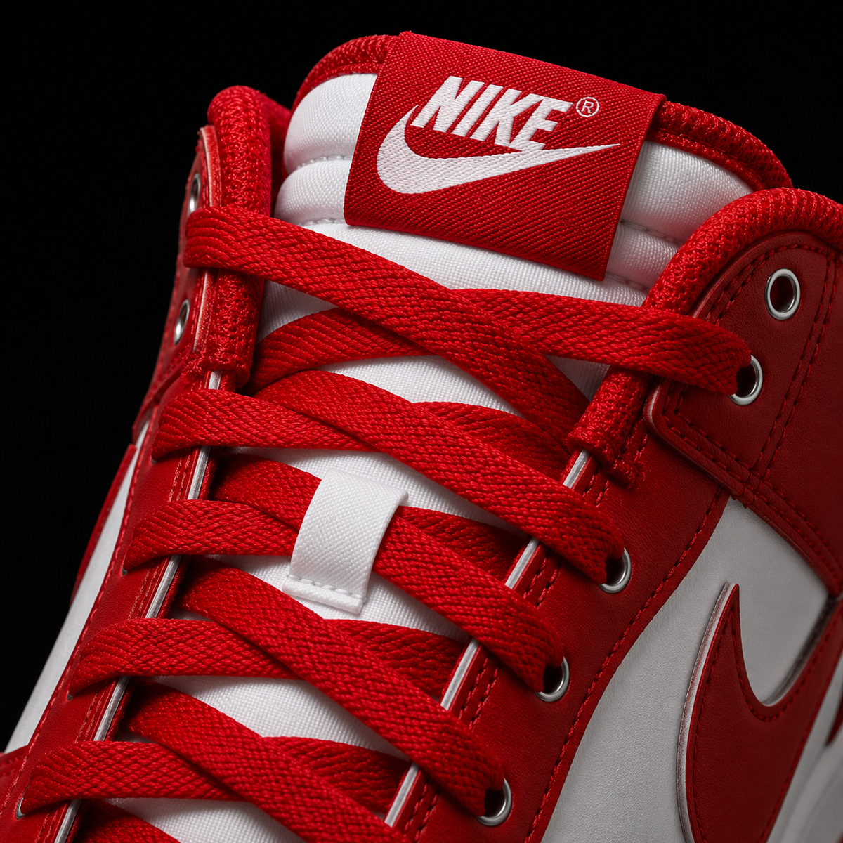 Nike Dunk Low St. Johns, detalle de agujetas — Crazy!Duck Hype