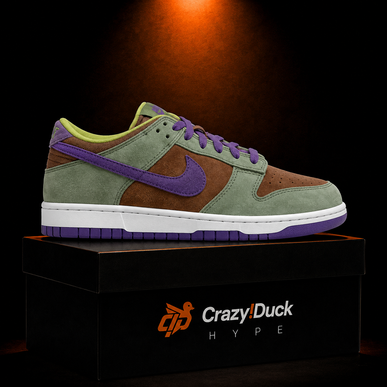 Nike Dunk Low Veneer con empaque — Crazy!Duck Hype
