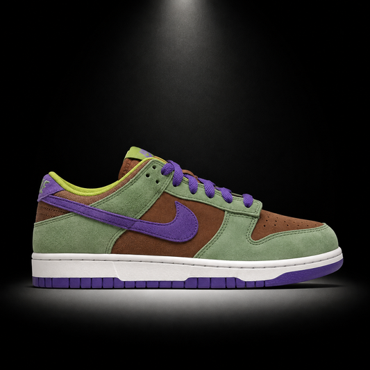 Nike Dunk Low Veneer, vista lateral — Crazy!Duck Hype