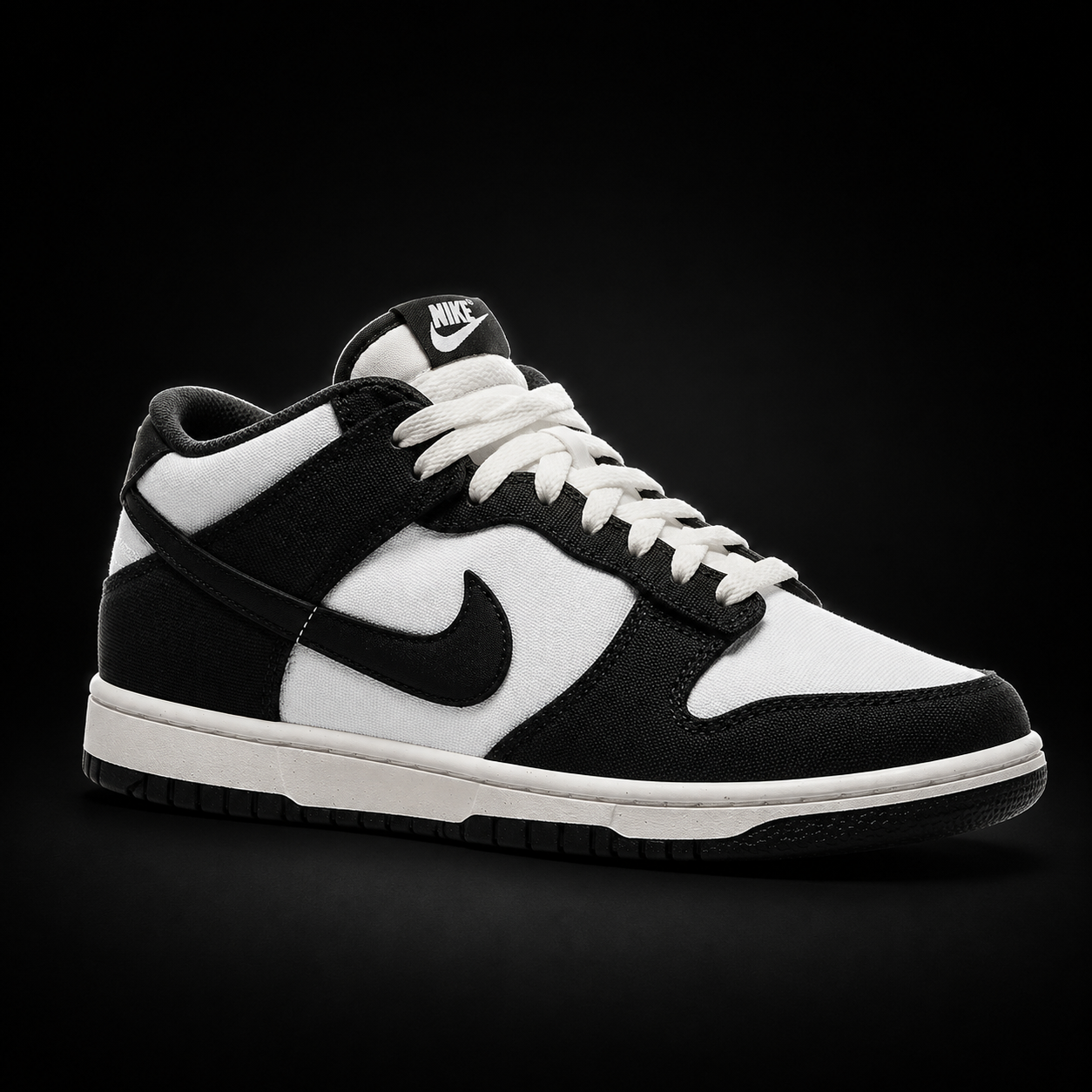 Nike Dunk Mid Panda, vista frontal — Crazy!Duck Hype